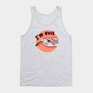 Lavender Western Hognose Snake, "I'm evil" Tank Top